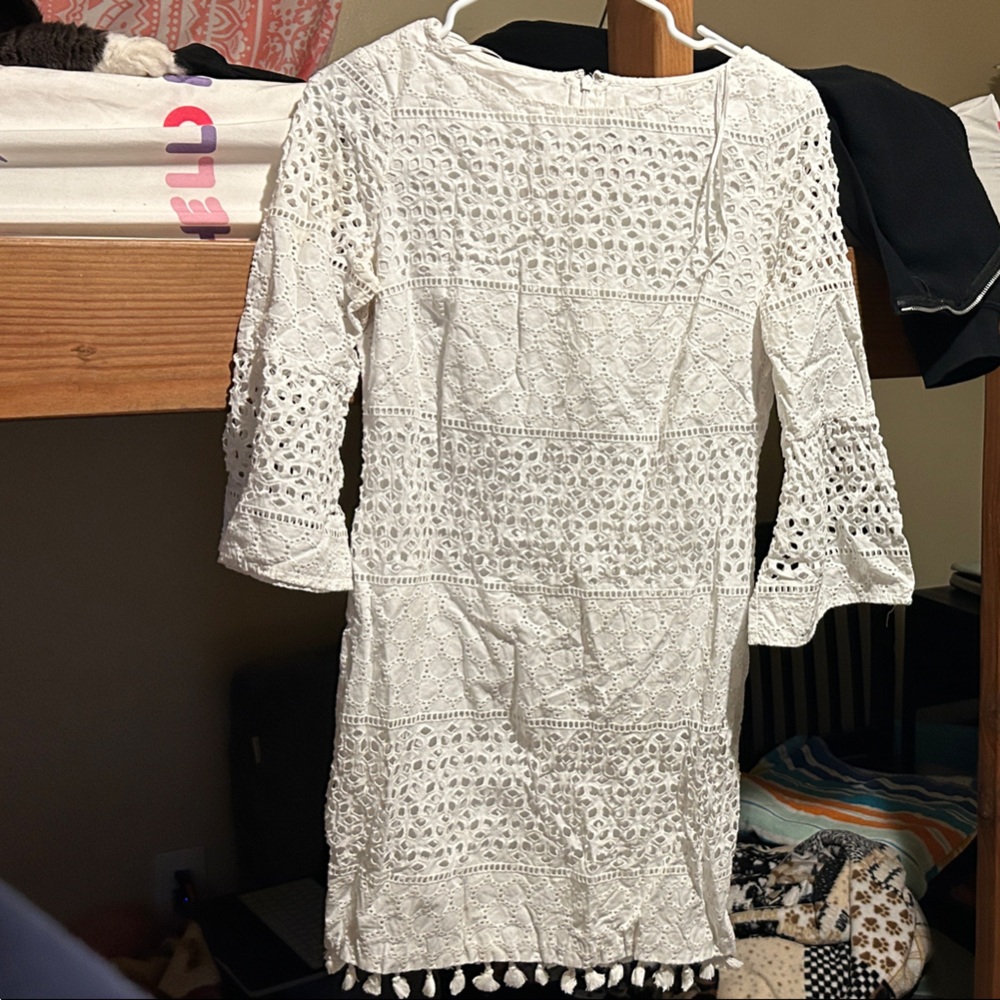 Vince Camuto White Lace Dress